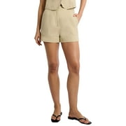 Onia womens Air Linen-Blend Trouser Short, 14